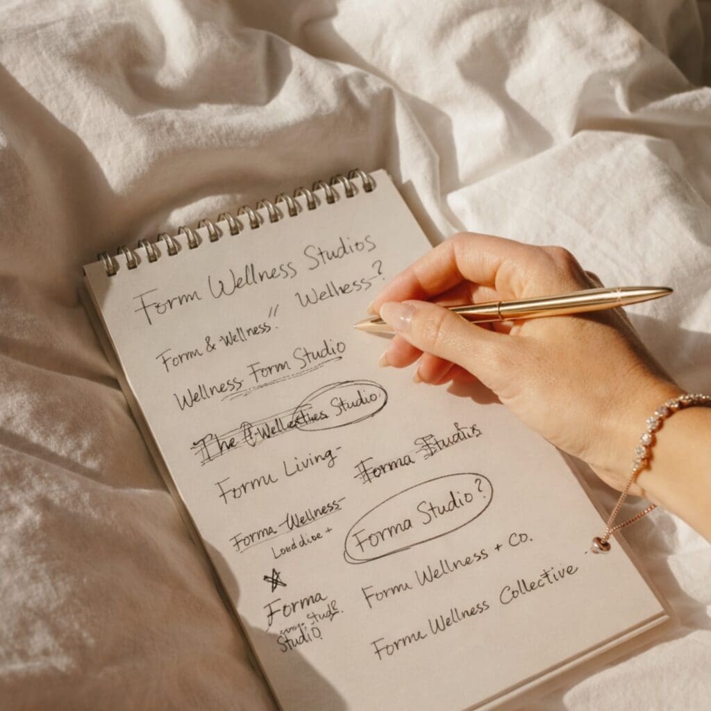 Business Name Brainstorm for Re-Branding